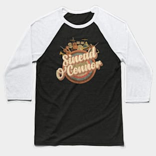 Music Tour Vintage Retro // Sinéad O'Connor (1966 – 2023) Baseball T-Shirt